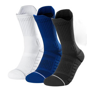 Calcetines Deportivos Profesionales de Secado Rápido hasta la Rodilla, Personalizados, de Spandex/Poliéster, para Otoño, para Adultos, para Baloncesto, Venta al Por Mayor - Product Image 6
