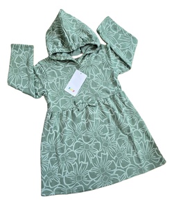 AOP Point unisex ชุดเดรสมีฮู้ดผ้าฝ้าย100% พิมพ์ลายเป็นมิตรกับสิ่งแวดล้อมเสื้อยืดแขนยาวลำลองถักฤดูร้อน - Product Image 2