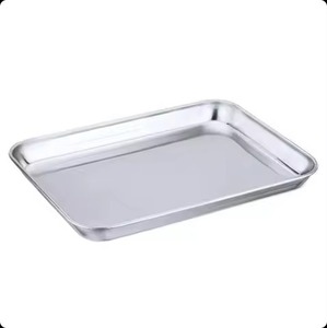 Bandeja de Servicio Metálica de Alta Calidad para Hotel, Apta para Lavavajillas, Producto Económico de Moda para Servir Comida, Desayuno, Té y Café - Product Image 3
