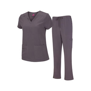 Elegant Hospital Scrubs <b>Set</b> Premium Medical <b>Doctor</b> Nurse Uniform Jogger Pants Top Custom Logo Unisex Factory Wholesale - Product Image 1