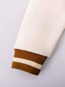 Découvrez la veste universitaire unisexe vintage IMPEX DI-VJ-008 en tissu de laine respirant et écologique, coque en nylon/coton 380g - Product Image 5