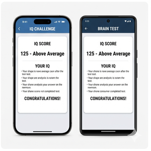 แอปทดสอบไอคิว Royalcraft – แบบทดสอบสติปัญญา, ท้าทายสมอง, ทดสอบความสามารถ และวิเคราะห์จิตใจ IOS/Android และ MAC - Product Image 4