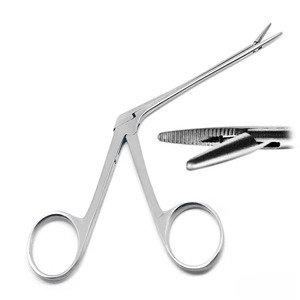 Micro-pinces auriculaires de précision médicale en acier inoxydable à pointe fine, instrument ORL pour le soin et la chirurgie de l'oreille - Product Image 2