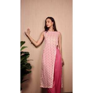 Ensemble coordonné Starry Night en rose et ivoire, taille XS - Product Image 1