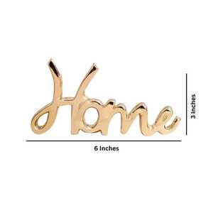 L 15.88 x W 1.91 x H 6.35 cm Gold Plated Home Sculpture Handmade Contemporary Art Tabletop Decor Living Room Decoration 1PC - Product Image 2
