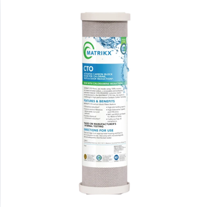 Filtre à charbon actif extrudé de 10 pouces pour un débit élevé et une faible chute de pression, nouvelle arrivée 2026, matériau certifié NSF - Product Image 1