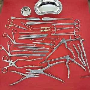 Juego de 20 piezas de instrumentos ortopédicos quirúrgicos de acero inoxidable alemán de alta calidad para cirugía neurológica y espinal. - Product Image 1