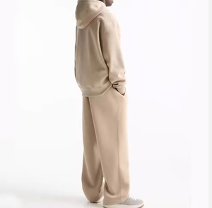 Survêtements pour hommes surdimensionnés, coupe décontractée, vêtements de sport confortables, tenue de jogging élégante, ensemble d'entraînement moderne, streetwear décontracté - Product Image 4