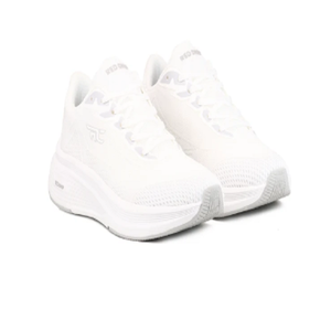 Baskets basses blanches à lacets pour hommes, chaussures de sport confortables, respirantes, idéales pour la course à pied - Product Image 1