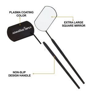 Mirror For Lashes ISO & CE Approved Stainless Steel Spatula Handel and Mirror Custom Blending & lash game deserves the best - Product Image 2