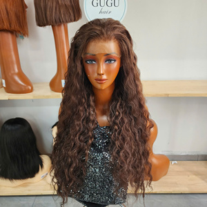 24 26 28 30 Inch Raw Vietnamese Hair <b>Wig</b> Hd Full Lace Front <b>Wigs</b> <b>Deep</b> <b>wave</b> Human Hair Frontal <b>Wigs</b> With Baby Hair - Product Image 1