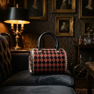 Genuine Leather Shoulder Bag Women <b>Handbag</b> Zipper Purse Portable Daily Travel Bag Luxurious Look - Product Image 3