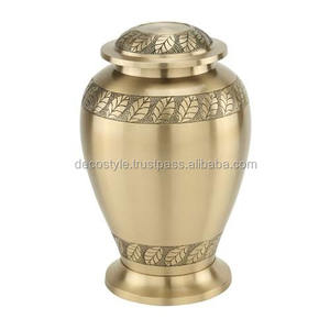 Metal Adult Cremation Urn for Ashes in Matt White - Product Image 3