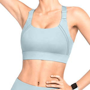 Sujetador Deportivo con Push-Up, para Fitness, Yoga, Deportes, Manga Corta, Transpirable, Antigolpes, Ropa Deportiva, Sujetador Deportivo de Manga Corta - Product Image 1
