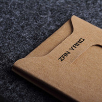 Tarjetero Lavable Personalizado Ecológico de Alta Calidad |   Funda para Tarjeta de Identificación – Papel Kraft Lavable o DuPont ™   Tyvek ®