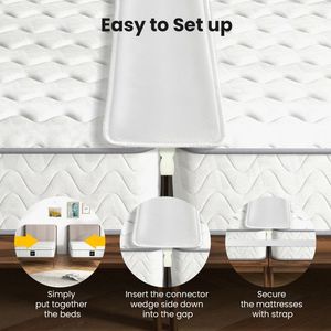 Kit Convertitore per Letto Matrimoniale da 9/12 Pollici con Cinghia per Letti Singoli a Letto Matrimoniale per Hotel - Product Image 6