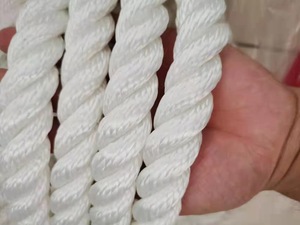 Cuerda de amarre de polipropileno de 3 cabos trenzada, blanca, superventas, para amarre y acoplamiento de embarcaciones - Product Image 4