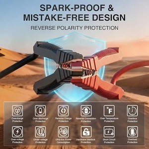 เครื่องจั๊มสตาร์ทสำหรับรถบรรทุกงานหนัก, CAT797 12V/24V ชุดจ่ายไฟสำรองแบตเตอรี่ลิเธียมแบบสลับอัจฉริยะสำหรับงานหนัก - Product Image 4