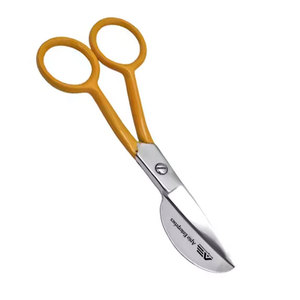 Ciseaux à bec de canard noirs de 6 po pour tapis, avec extrémité de travail de 2 po, pour la réparation, instrument médical, excellente qualité - Product Image 4