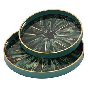 Best Selling Modern Handmade Resin <b>Tray</b> Home Decor Organizer for <b>Vanity</b> Desk Tabletop Available at Excellent Price - Product Image 3