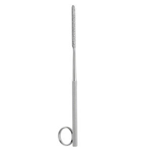 GALLAHER Râpe à os droite 190 mm (7,12 po) à dents grossières, à anneau unique, largeur simple 6,50 mm, instrument chirurgical par Blush surgical - Product Image 2