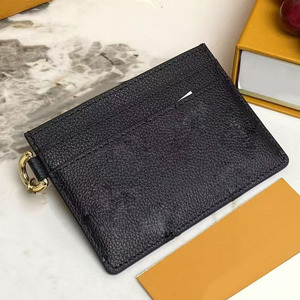 Elegante Cartera Mini para Mujer, Monedero de Cuero Genuino, Pequeño Porta Tarjetas, Bolso de Mano de Lujo para Viajes al Aire Libre, Moda Masculina - Product Image 1