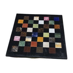 Juego de Ajedrez de Lujo con Incrustaciones de Mármol Negro, Piezas Hechas a Mano, Tablero de Piedra Semipreciosa, Juego de Mesa para Decoración del Hogar, Regalo - Product Image 3