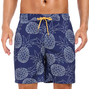 Short de bain 2-en-1 avec doublure de compression, séchage rapide, imperméable, respirant, poche pour téléphone, course à pied, surf, homme - Product Image 3