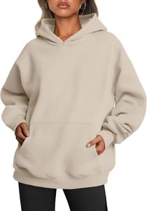 Sudadera con Capucha Oversize Unisex ODM, Color Sólido, Algodón, Diseño con Bolsillo de Felpa, Ropa Casual de Otoño, Transpirable, Corte Regular - Product Image 3
