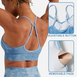 Sujetador deportivo de entrenamiento activo diseñado para mujeres, ideal para yoga, ejercicio físico, con tela transpirable y elástica, cómodo y con soporte. - Product Image 2