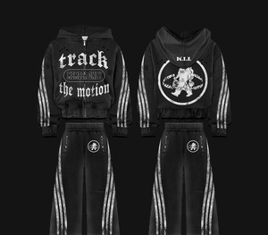 2026 Hot Selling <b>Embroidery</b> Heavyweight Men'S Sweatsuit Streetwear Cotton Jacket Tracksuit Flared Sweatpants and Hoodie <b>Sets</b> - Product Image 6