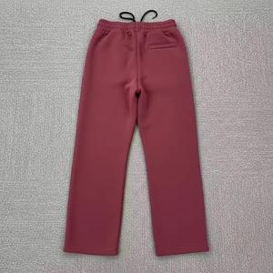Custom Men's Trousers Solid Casual Sweat Pants Baggy HIGH STREET Logo Print Oversized Straight High Quality Cotton Nonwoven - Product Image 2