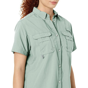 Servicio OEM: Camisas de Pesca Elegantes de Color Sólido, Talla Personalizada, Ropa de Exterior, Camisas de Pesca de Calidad Única para Mujer - Product Image 6