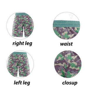 Shorts de Playa Personalizados con Diseño Sublimado, para Hombre, Casuales, de Cintura Media, Lisos, para Natación, Venta al Por Mayor - Product Image 4
