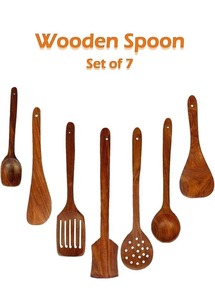 Cuillères en bois de bambou massif personnalisées pour café, miel, crème glacée, mini-cuillères de cuisine modernes, cuillères à mélanger en bois avec logo – Vente en gros - Product Image 4