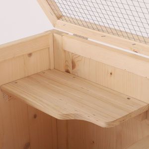 Para el envío Jaula de hámster de madera Hábitat de ratones Hábitat de ratas-Casas y muebles para mascotas (Prohibido por) - Product Image 5