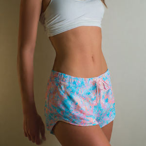 Shorts Deportivos de Yoga con Compresión, Sublimados, Transpirables, Ecológicos, de Cintura Alta, Secado Rápido, Corte Regular, Cintura Elástica para Mujer - Product Image 3