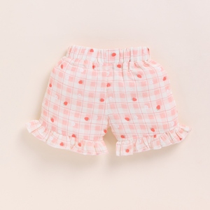Organic <b>Muslin</b> Jabla Set for <b>Baby</b> Premium Quality Strawberry-Print Clothing - Product Image 5