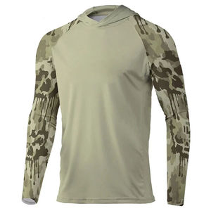 Sudadera con Capucha de Pesca para Hombre, Protección UV UPF 50+, de Secado Rápido, Transpirable, de Spandex y Poliéster, Diseño de Camuflaje, Manga Larga - Product Image 2