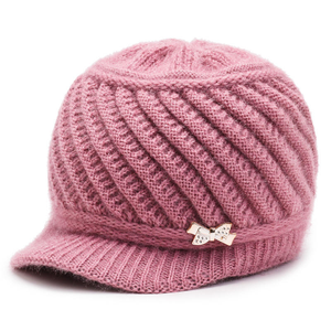 Knit Visor Beanie Beret Wool Snow Ski <b>Caps</b> Classic Winter Warm <b>Hat</b> - Product Image 6