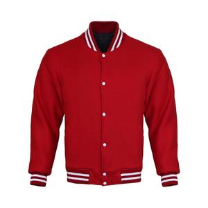 Men's Genuine Wool Varsity Jacket Stand Collar Winter Heated Pocket Cartoon Patchwork Front Logo Elegant and <b>Warm</b> - Product Image 6