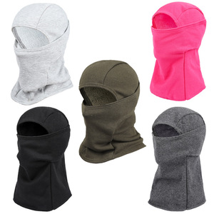 Masque de ski en polaire thermique avec logo personnalisé, balaclava, masque facial imprimé camouflage pour les sports de plein air, le ski, le vélo, la moto - Product Image 1