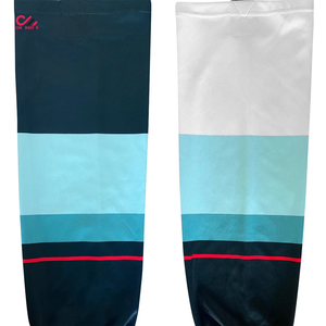 Custom <b>Ice</b> Hockey Socks Breathable Eco-Friendly Anti-Bacterial Professional Team Socks Durable Stretch for Adult Player Bottom - Product Image 6