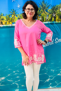 Blusa Estilo Vintage Boho, Manga Corta, Verano, Algodón Orgánico, Túnica Hecha a Mano, Bordado Mexicano, Ecológica, para Mujer - Product Image 4