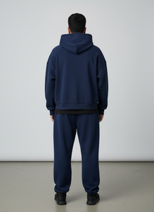 Sudadera con capucha para hombre, de diseñador, oversize, al por mayor, 500 gsm, lisa, corta, tallas grandes, sudaderas con capucha y sudaderas para hombre - Product Image 2