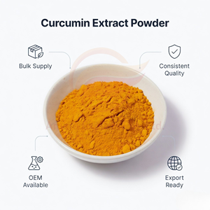 Extracto de Cúrcuma en Polvo a Granel 10%/20% Curcumina Grado Alimenticio Extracción por Solvente Extracto Herbal - Product Image 3