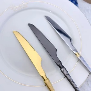 Juego de cubiertos de acero inoxidable personalizables al por mayor con mangos fantásticos, aptos para todo tipo de cocinas y comidas - Product Image 2