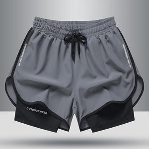 <b>Men's</b> 2 in 1 Running <b>Shorts</b> with <b>Compression</b> Liner Quick Dry Breathable Lightweight Athletic Workout Gym Training Sports <b>Shorts</b> - Product Image 1