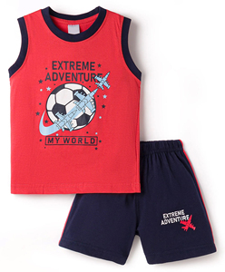 Conjunto de camiseta sin mangas y pantalones cortos para bebés, niños y niñas, con estampado personalizado, de algodón, para verano, unisex, informal. - Product Image 3
