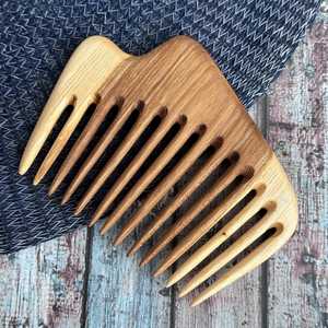 Handmade wooden <b>comb</b> with carving <b>butterfly</b> Wide Tooth <b>Comb</b> detangle <b>comb</b> Natural - Product Image 5